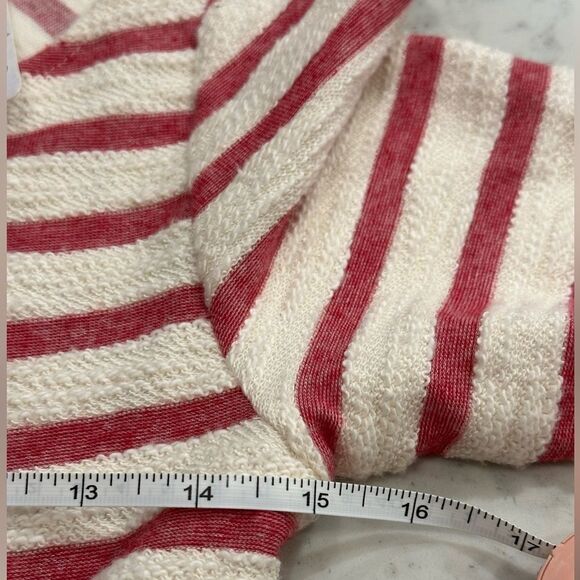 NWT Free People All I Want Is You Mini Dress Red Cream Striped Size Small - Picture 6 of 8